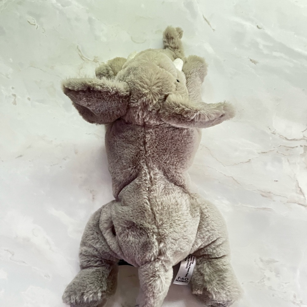 FAO Schwarz Soft Gray Elephant Plush - Picture 6 of 10